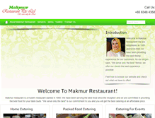 Tablet Screenshot of makmurrestaurant.com